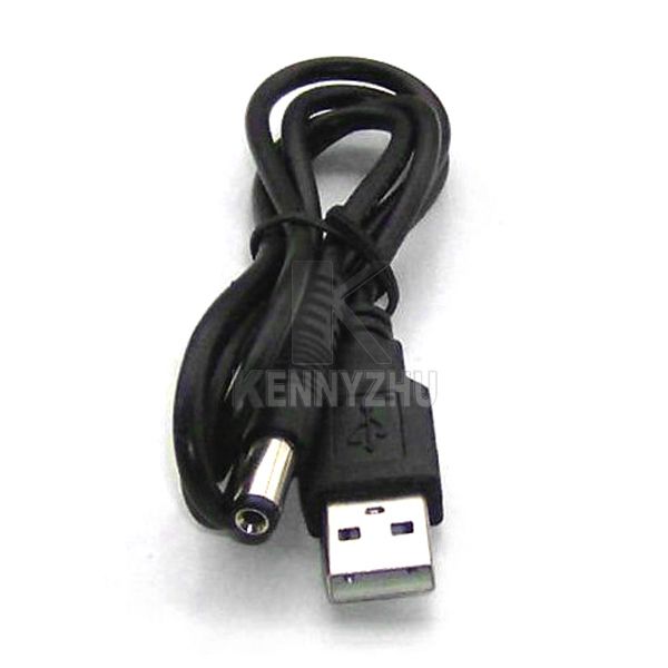 OD3.5 USB Para DC 5,5 milímetros x 2,1 milímetros 80 centímetros Poder conversor Cabo Pure cabo de carregamento de cobre DC