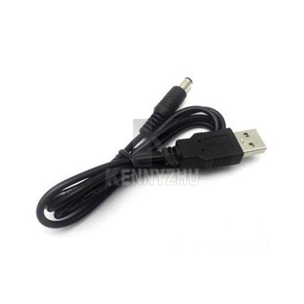 OD3.5 USB do DC 5.5mm x 2.1mm 80cm Convertor Convertor Cable Pure Copper DC