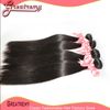 Greatremy® Peruvian obearbetade mänskliga hårbuntar Silky rak Virgin Hårväft Förlängning Human Weave Double Weft Natural Färg 4PCS / Lot