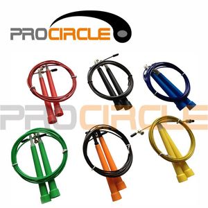 CrossFit Steel Wire Cable Jump Ropes för dubbla unders