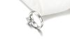 Exquisite Oryginalne Sona Syntetyczne Diament 925 Silver 18K Pozłacane pierścienie dla kobiet Jasne Micro Pave Otoczenie piękna biżuteria