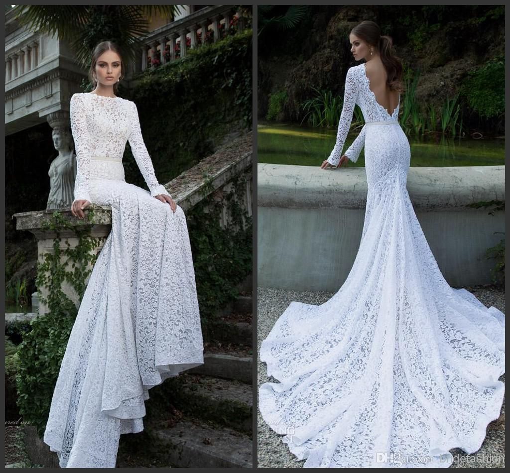 Vintage Fishtail Wedding Dress Eiffelbride With Sexy Sheer Lace ... Vintage Fishtail Wedding Dress Eiffelbride With Sexy Sheer Lace ...