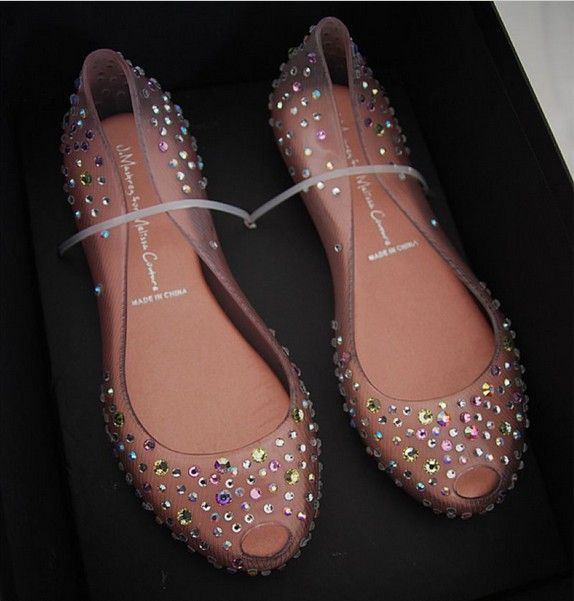 melissa swarovski crystal shoes