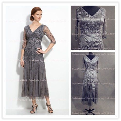Silver Mother of the Bride Dresses