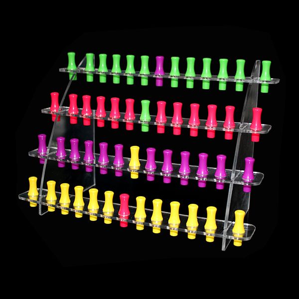 Acrylic e cig 디스플레이 쇼케이스 CE5 CE5 CE6 VIVI NOVA DCT BCC 510 DRIP TIP DHL 용 CELE SHOW SHELL EGO HOLDER RACK