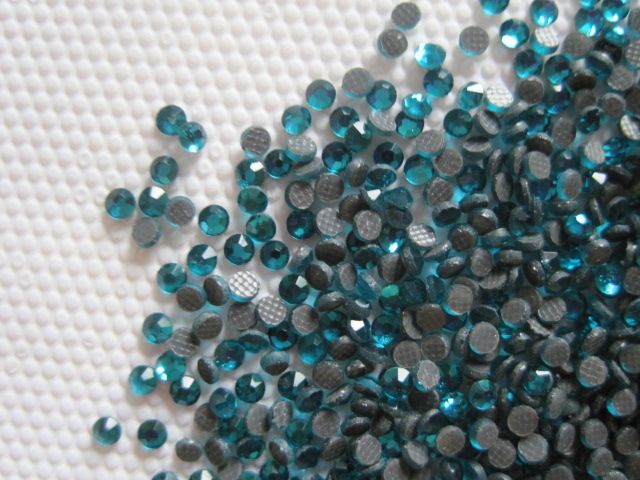 6SS 2 MM DMC Cristal HotFix Strass Iron-On Azul Zircão Hot Fix Pedras SS6