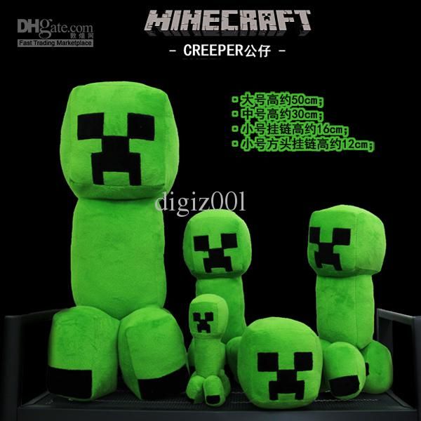 minecraft creeper soft toy