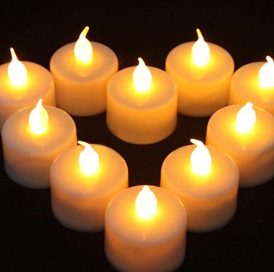 Flickering Flicker Flameless LED Candles Light Battery Operated Wedding
