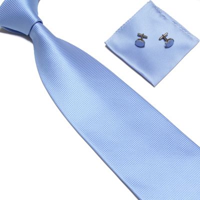 Düz renk düz erkek Kravat Kol Düğmeleri Mendil 3 adet kravat seti bussiness moda kravat 10 adet / grup # 7012