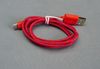 1 m 3ft weefsel gevlochten draad Micro USB-gegevenskabel voor HTC SumSung S3 S4 Doek geweven vezel Gebreide nylon 1000pcs / lot