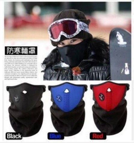 Fashion Thermal Neck warmers Fleece Balaclavas CS Hat Headgear Winter Skiing Ear Windproof Warm Face Mask Motorcycle Bicycle Outdoors Masks