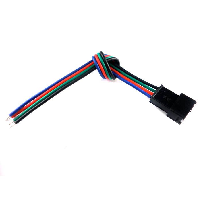 JST 4-контактный штекер RGB разъем кабеля 3528 5050 SMD светодиодные полосы света