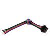 10Sets JST Male Female LED Connectors with 15cm 4Pin 22AWG RGB Cable Wire on One Side for 3528 5050 RGB LED Light Strips2810734