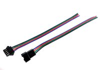 Wholesale 50Sets JST PIN Male Female RGB Connector Wire Cable SMD LED Strip Light
