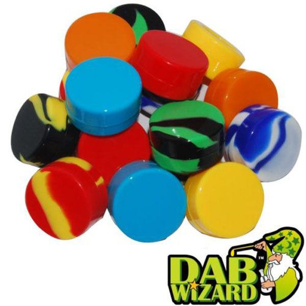 Contenitore rotondo in silicone per la conservazione di resina in diversi colori per uso alimentare UDOPEA 22 ml Round cera e altre sostanze appiccicose