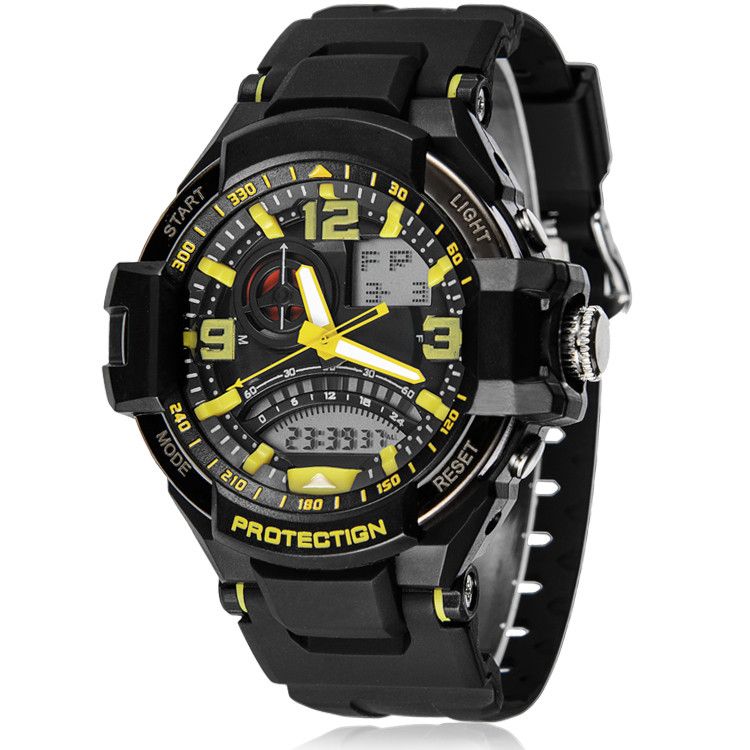 Купить Часы Мужские Спортивные Водонепроницаемые Противоударные