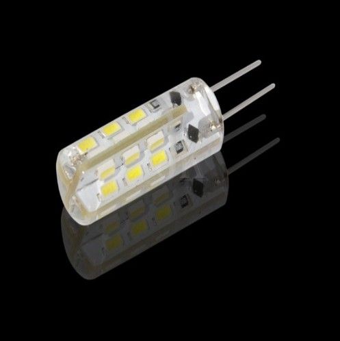 SMD 3014 Żarówki Żyrandol Crystal Lights DC 12 V G4 2W 24 LEDS Ciepłe białe / chłodne białe światło kukurydzy LED z 2 lata gwarancji