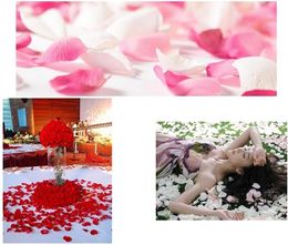 5000pcs/lot Romantic Wedding Decorations Fashion Atificial Rose Flowers Wholesale Polyester Wedding Rose Petals