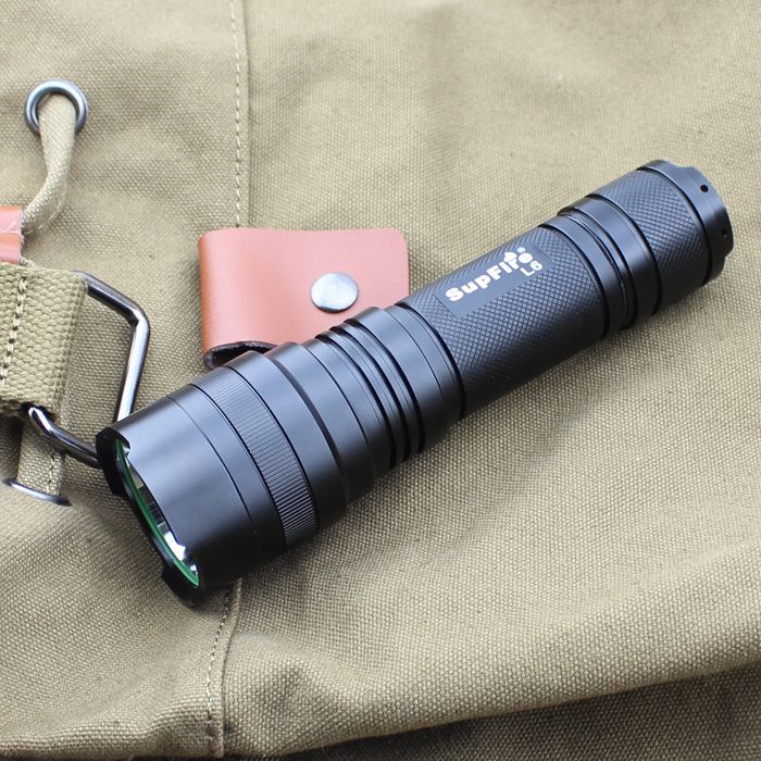 Cree LED XM L2 Emitter Supfire L6 Update 1100 Lumens Flashlight Torch Using 1*26650 Or 1*18650 ...