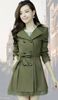 2014 bahar yeni akını büyük boy kadınların gündelik Kore versiyonu kadın dantel kruvaze ceket, trençkot uzun ceket