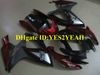 Carrozzeria carenatura iniezione per SUZUKI GSXR600 750 GSXR 600 GSXR750 K6 06 07 rosso nero Kit corpo carene MN35