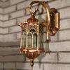 Waterproof Outdoor Wall Lamps Vintage Hexagon Hanging European Villa Landscape Outside IP44 Corridor Hallway Sconces Fixtures