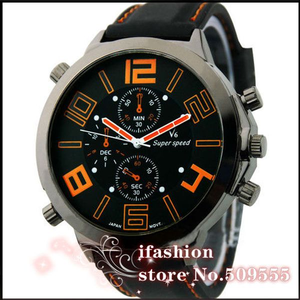 

2014 новое прибытие V6 мода спорт сумасшедшие продажи 5 см большое лицо часы мужчины