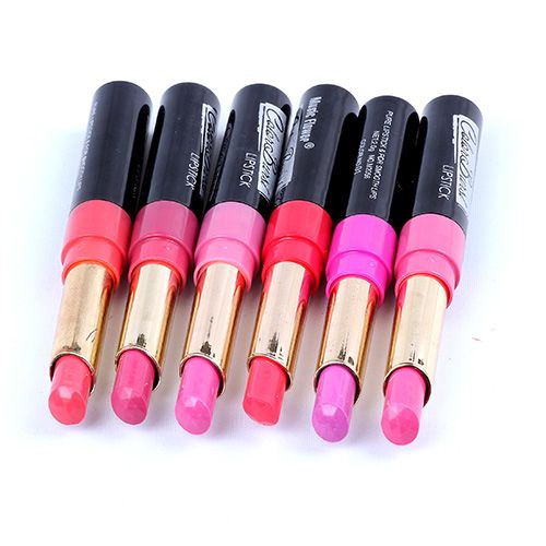 Matt läppstift Märke Makeup Lipsticks Högkvalitativa butiker Läppar -kramar Tint Dark Purple Make Up Lip Stick Vattentät M2056