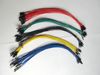 Arduino 5 renk kordon Bağlayıcılar için erkek fiş 1p-1p Dupont Tel Jumper Kablo 100pcs / lot 2.54mm 30cm erkek, ücretsiz nakliye