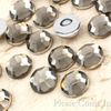 Neue 2000 Stück 10 mm Facetten Harz lose Diamanten Strass Edelsteine Silber flache Rückseite Kristallperlen Dezember DIY206e