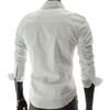 많은 주머니와 함께 Mens Luxury Cultivate On039S Morality Leisure Long Sleeved Shirt6859434