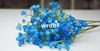 Plastics Gypsophila 12Pcs 56cm/22.05" Length Artificial Flowers Starry Gypsophila Baby's Breath for DIY Bridal Bouquet Accessories