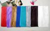 Panie i Grils Nowa Moda Solid Solid Scarves Szaliki Szal Wrap Poncho Popularny Duży Kwadratowy Jedwabiu 25 sztuk / partia # 7029