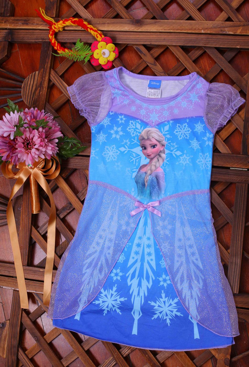 Best And Cheapest Cartoon Clothing Frozen Dress Elsa Anna Summer Short ...