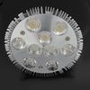 4PCS / LOT DROPPSHIP E27 9x3W LED-lampa Par30 par 30 LED-lampa Lampa 85-256V med 7LEDS LIGHTER