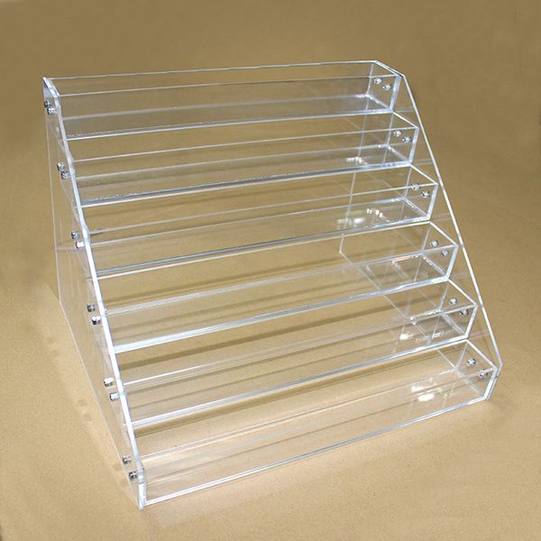 

Acrylic ecig display showcase 10ml 20ml 30ml clear shelf holder rack for e liquid eliquid ejuice bottle needle plastic bottle wholesale DHL