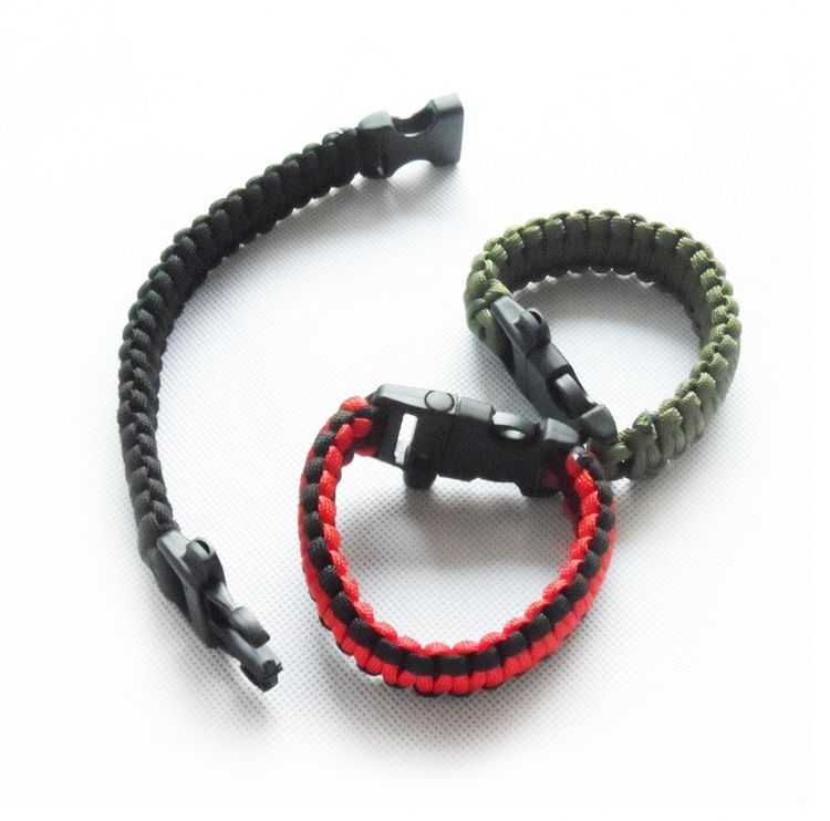 Hot New Outdoor Survival Bracelet Parachute Cord Emergência Paracord Camping Pulseira com Fivela de Apito, qualidade superior DHL frete grátis