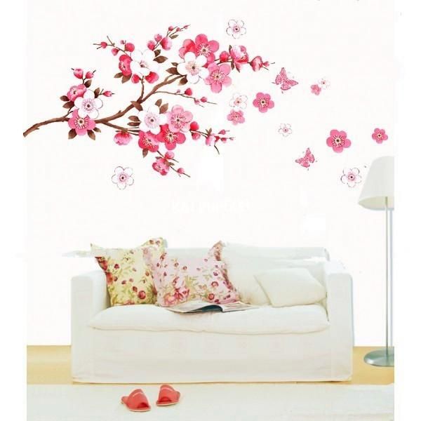 Large Cherry Blossom Flower Wall Art Decal Vinyl Sticker Removable Diy