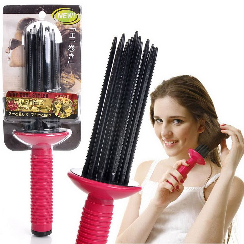 Adjustable Air Volume Comb Roller Comb / Hair Curler Curling Make Up
