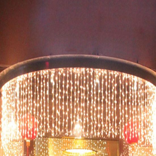 10 M * 0.5 M 320LED lampes LED voie corde rideau glaçon noël jardin Festival 110 v - 240 v ue royaume-uni US AU plug