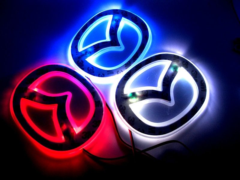 RED LED Car Decal Logo Rear Light Auto Badge Emblem Backup Lamp M2/M5/M6 From Xincidai, 5.53