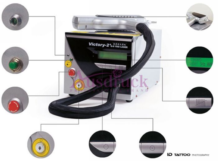 Eu tax free Высочайшее качество 1064nm 532nm Q Switched Nd Yag Лазерная машина для удаления тату