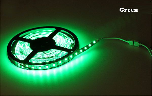 Ucuz 10 metre RGB LED Şerit Aydınlatma ışıkları Esnek 3528 SMD 60 LEDs / M 5 M / Makara Olmayan Su Geçirmez DC 12 V yatak odası Ev Ofis Noel için