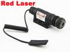 Red Tactical Dot Laser Sight Aluminium Laser Sight Scope mit Halterung und Heckschalter