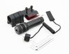 Tactical Red Dot Laser Sight Aluminium Widok laserowy Z Przełącznikiem Mount and Ogon