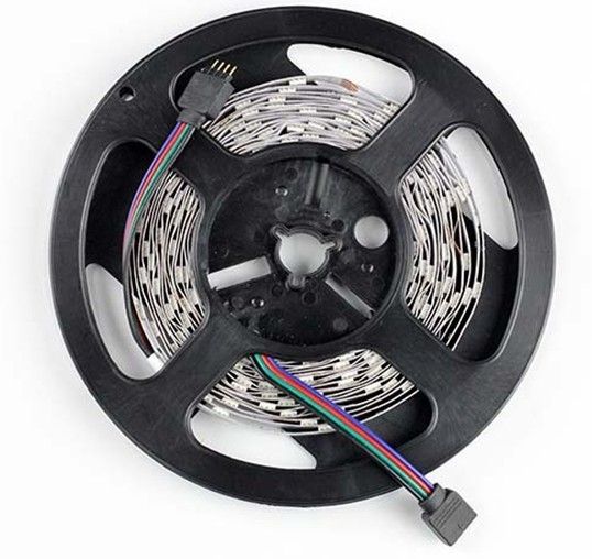 200meter RGB LEDストリップ照明5050 SMD 200mのフレキシブル30LED 5M /ロール非防水DC 12V 16色Home DHL経由の屋内クリスマスライト