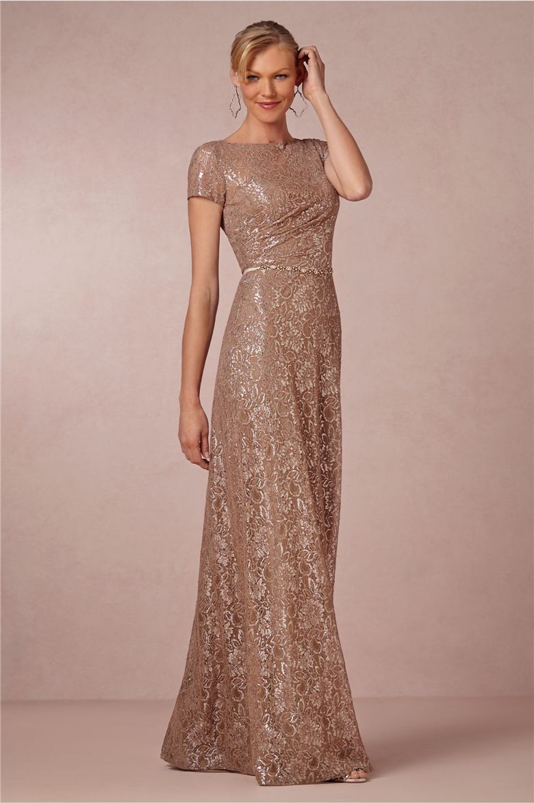 Metallic Evening Gowns