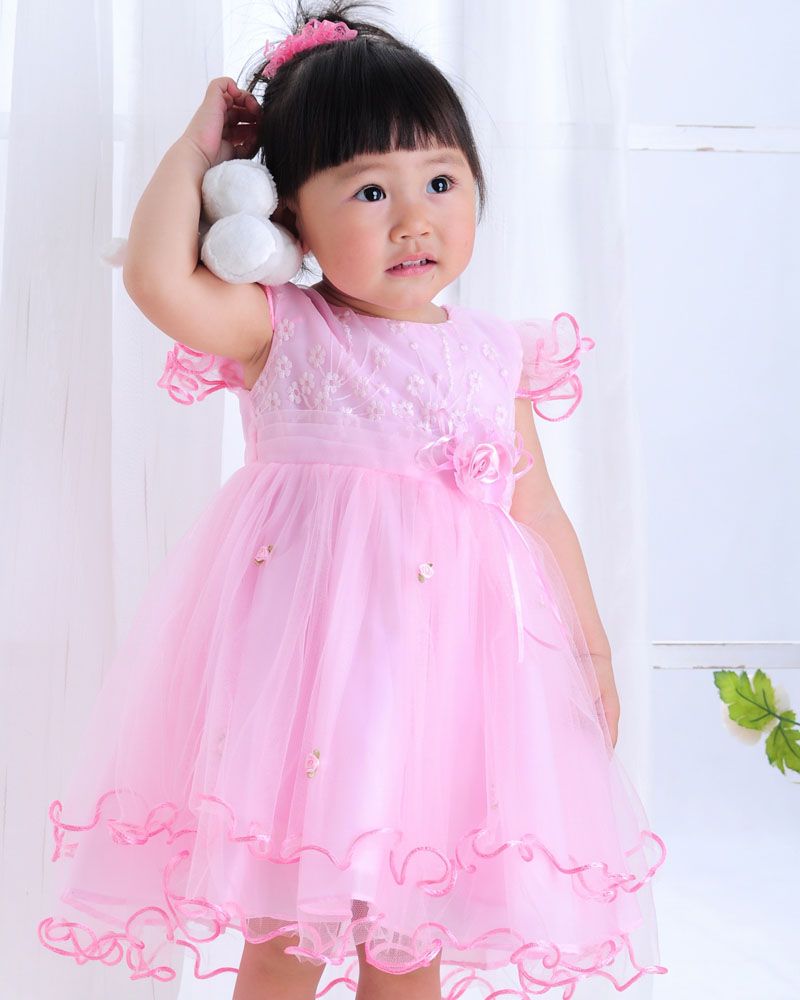 Baby Wedding Party Dress Baby Girls Infant Dresses Small Childrens