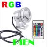 Promociones 20 piezas LED ACUARIO Lámpara de bombilla Piscina impermeable IP68 10W RGB Luz de inundación submarina DC 12V Lente convexa LIG4401260