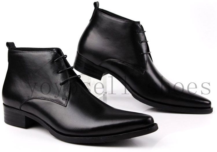 mens dress shoe boots